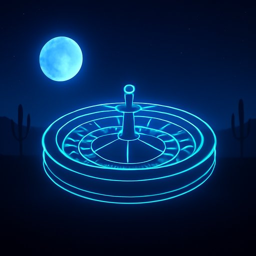 B777 Wolf Gold Night Desert Theme